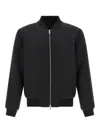 Dries Van Noten Volker Reversible Bomber Jacket In Black