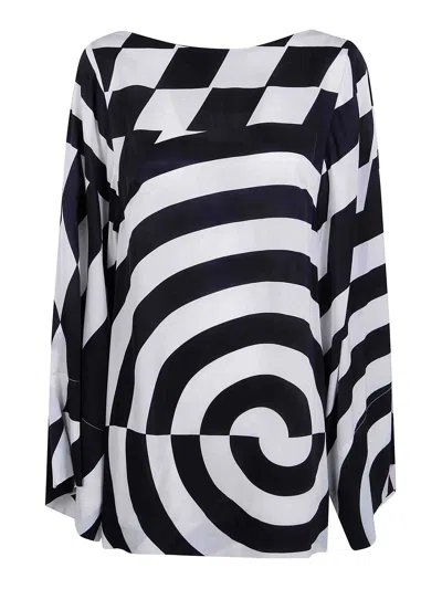 Dries Van Noten Charlie Long Sleeves Top In Black