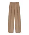 Dries Van Noten Check Casual Pants In Brown