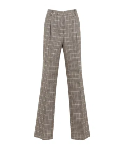 DRIES VAN NOTEN CHECK CASUAL PANTS