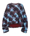 Dries Van Noten Geometric-pattern Long-sleeve Sweatshirt In Multi