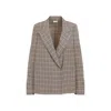 DRIES VAN NOTEN DRIES VAN NOTEN CHECKED WRAP JACKET