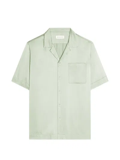 Dries Van Noten Chest-pocket Shirt In Green