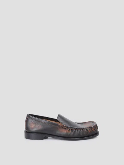 Dries Van Noten Chic Leather M. L. Shoes - Ss26 Collection In Black