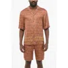 Dries Van Noten Chiffon Cassi Shirt With Embroidered Band