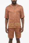 Dries Van Noten Chiffon Cassi Shirt With Embroidered Band
