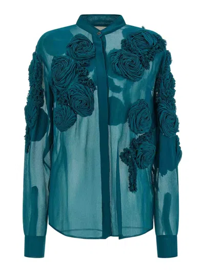 Dries Van Noten Chowsa' Shirt In Green