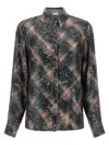 Dries Van Noten Chowy Emb Shirt In Green