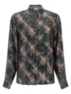Dries Van Noten Chowy Emb Shirt In Green