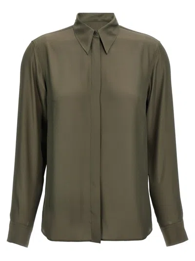 Dries Van Noten Chowy Shirt And Blouse Green