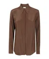 Dries Van Noten 9164 Collared Neck Long Sleeves Shirt In Green