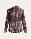 Dries Van Noten Chowy Polka-dot Button-down Shirt