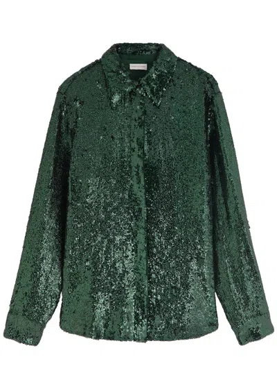 DRIES VAN NOTEN DRIES VAN NOTEN CHOWY SEQUIN SHIRT