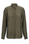 Dries Van Noten Women Silk Blend Satin Shirt