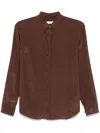 Dries Van Noten 9164 W.w.shirt Chowy In Brown