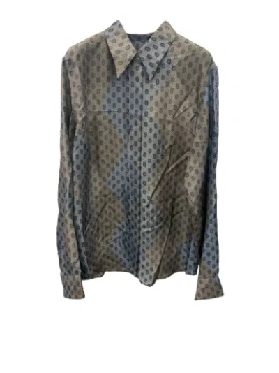 Dries Van Noten Chowy Shirt In Blue