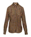 Dries Van Noten Chowy Shirt In Brown