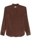 Dries Van Noten 9164 W.w.shirt Chowy In Brown
