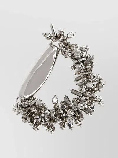 Dries Van Noten Chunky Metallic Beaded Bracelet