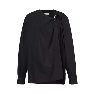 Pre-owned Dries Van Noten Cijou Shirt 'black' | Women's Size 38
