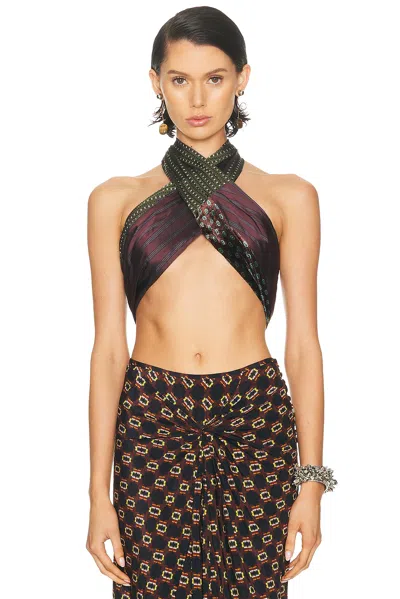 Dries Van Noten Cisou Top In Multi