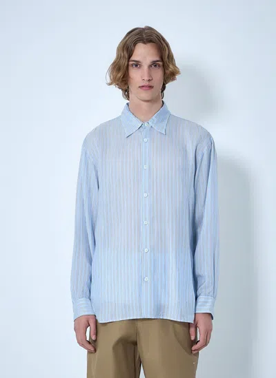 Dries Van Noten Classic Button-down Shirt In Blue