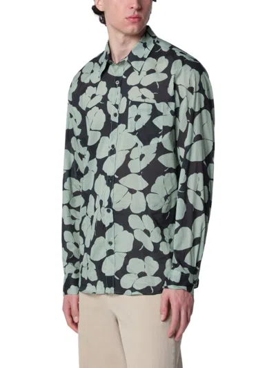 Dries Van Noten Classic Minimalist Long Sleeve Button Shirt In Multi