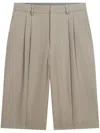 Dries Van Noten Classic Suit Bermuda Panrom Trousers In Grey