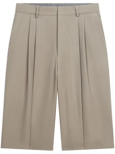 Dries Van Noten Classic Suit Bermuda Panrom Trousers In Grey