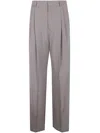 Dries Van Noten Classic Suit Panrom Trousers In Gray