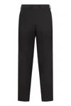 Dries Van Noten Classic Wool Pants In Black