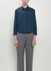 Dries Van Noten Clavini Bis Cotton Shirt In Blue