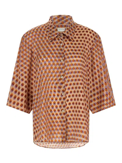 Dries Van Noten Clea' Shirt In Multicolour