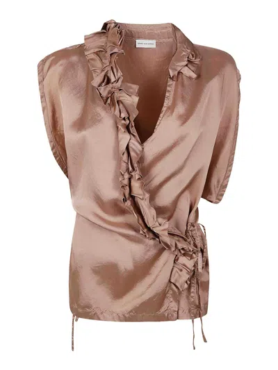 DRIES VAN NOTEN BLUSA - GRIS