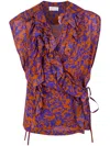 Dries Van Noten 'clematis' Top In Multi