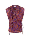Dries Van Noten 'clematis' Top In Purple