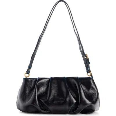 Dries Van Noten Cloud Leather Shoulder Bag In Blue