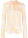 Dries Van Noten Shirts In 977 Dessin C