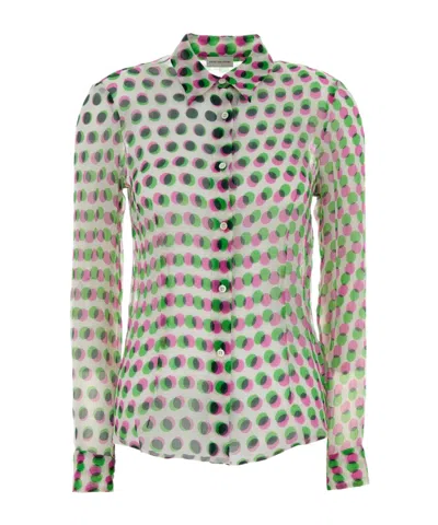 Dries Van Noten 02080-cloudy 3094 W W Shirt In Neutral