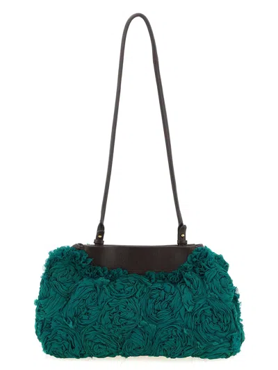 Dries Van Noten Clutch Rose In Green