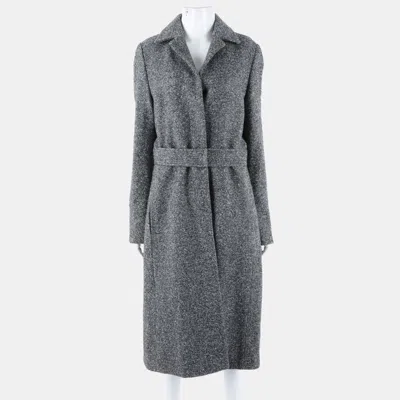 Pre-owned Dries Van Noten Coat 38 In Gray
