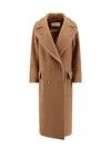 Dries Van Noten Double-breasted Wool Coat In Beige