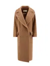 Dries Van Noten Double-breasted Wool Coat In Beige