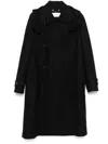 Dries Van Noten Long-sleeved Coat In Black