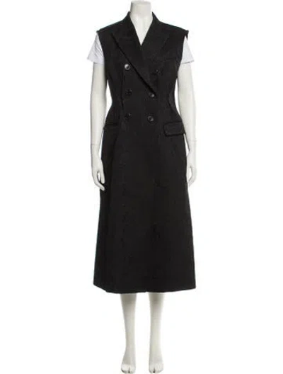 Pre-owned Dries Van Noten Coat In Black