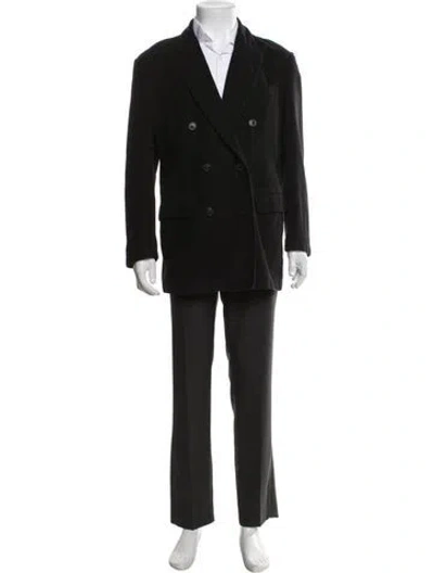 Pre-owned Dries Van Noten Coat In Black
