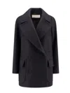 Dries Van Noten Randia Short 9223 W. W.coat In Black