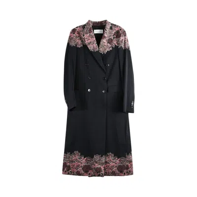 Pre-owned Dries Van Noten Coat 'black' | Women's Size 36