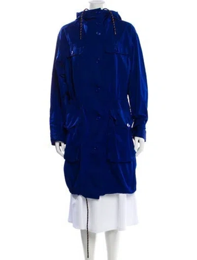 Pre-owned Dries Van Noten Coat In Blue