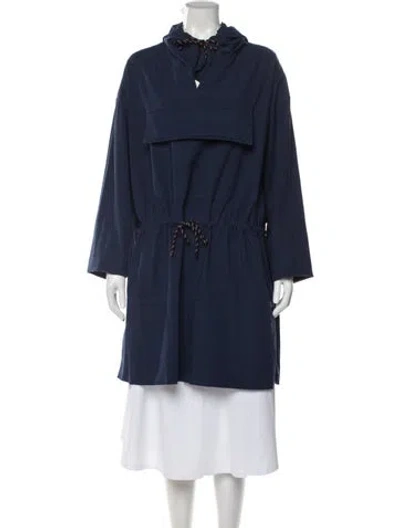Pre-owned Dries Van Noten Coat In Blue
